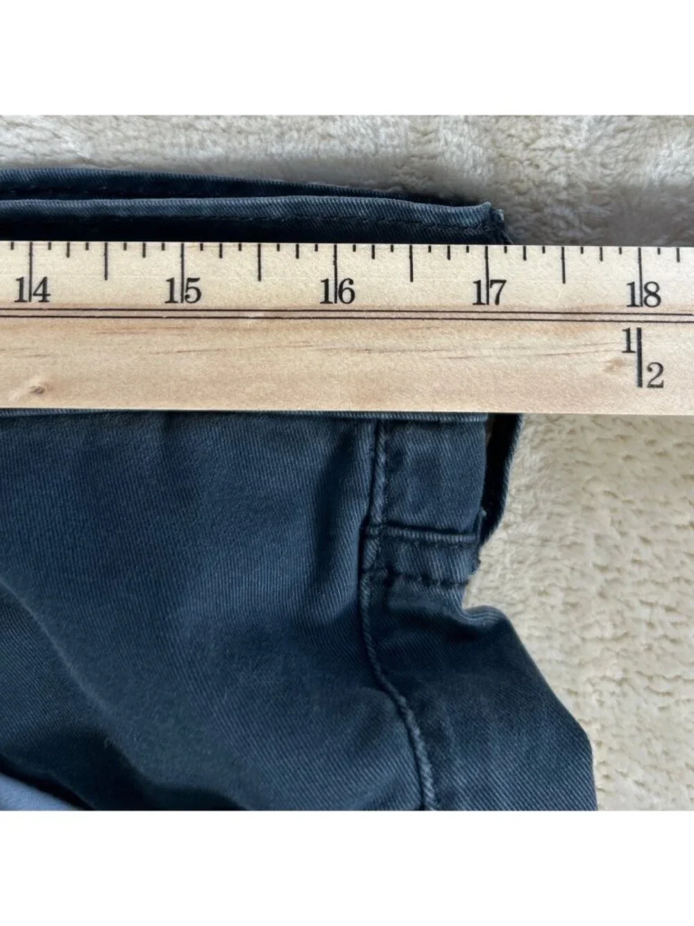 Levis 511 Slim Fit Gray Black Men's Pants 34x32 Stretch Chino Feel Pants Zip Fly